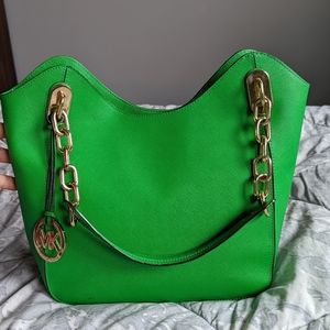 Michael Kors Kelly Green Tote Bag purse
